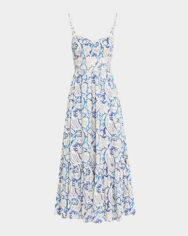 Nadine Sweetheart Cami Midi Dress